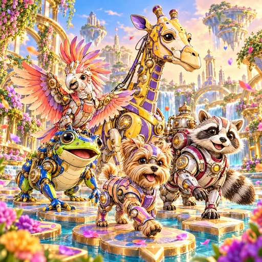 The five new Pattern Parade friends together